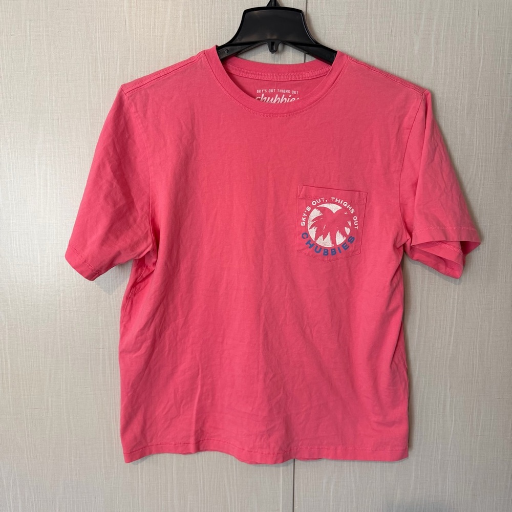 Chubbies Pink Retro Graphic Tee